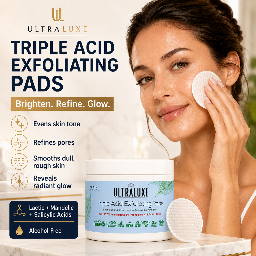 UltraLuxe Triple Acid Exfoliating Pads