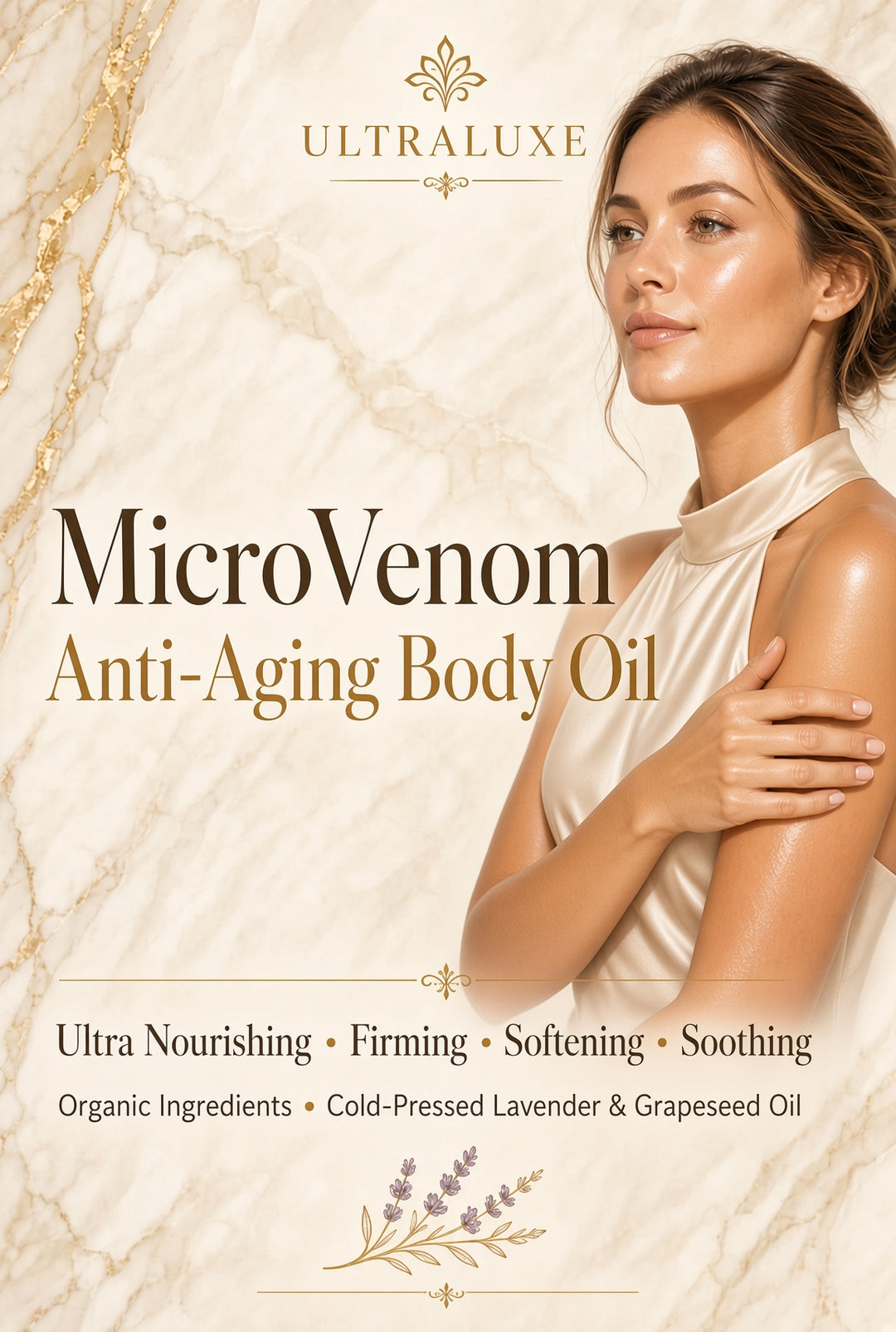 UltraLuxe MicroVenom Anti-Aging Body Oil