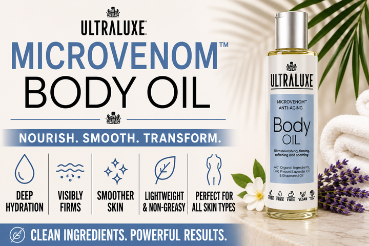 UltraLuxe MicroVenom Anti-Aging Body Oil