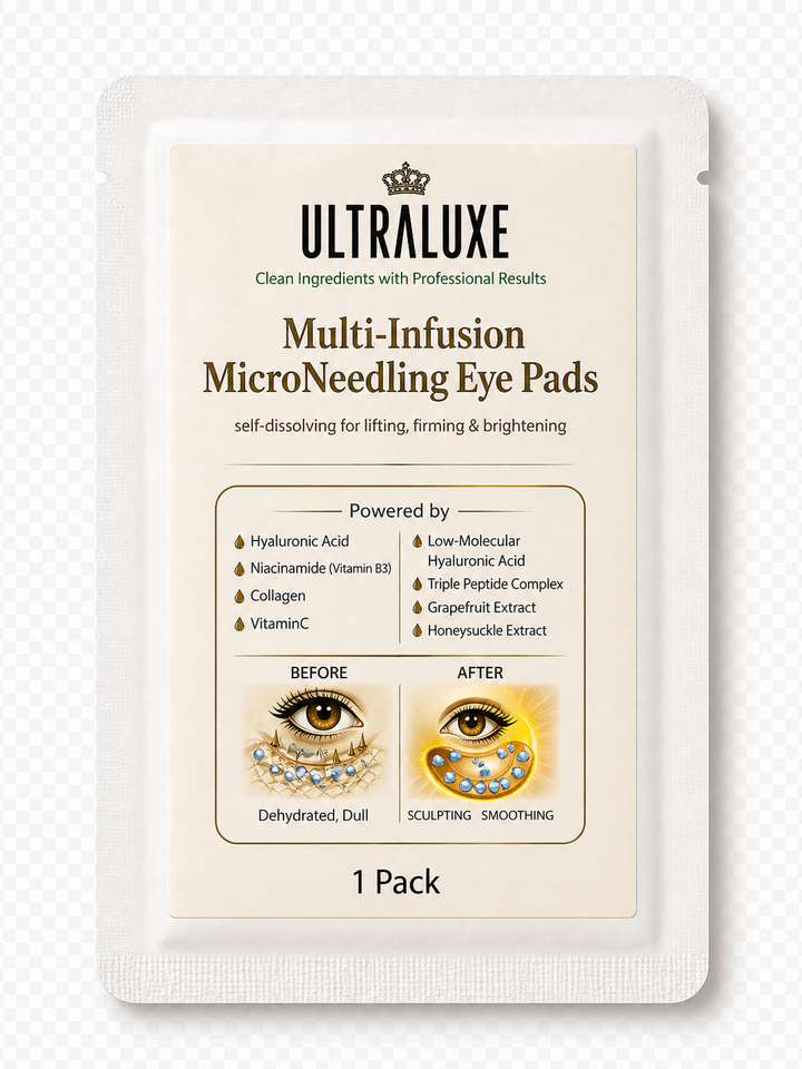 NEW! Ultraluxe Multi-Infusion MicroNeedling Eye Pads (Promotion for Multi-Pack version only starts 5/4 and ends 5/24)