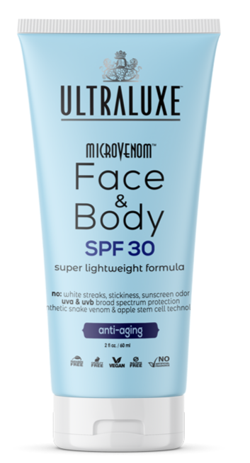 UltraLuxe MicroVenom Face & Body SPF 30 Sunscreen (Travel Size)