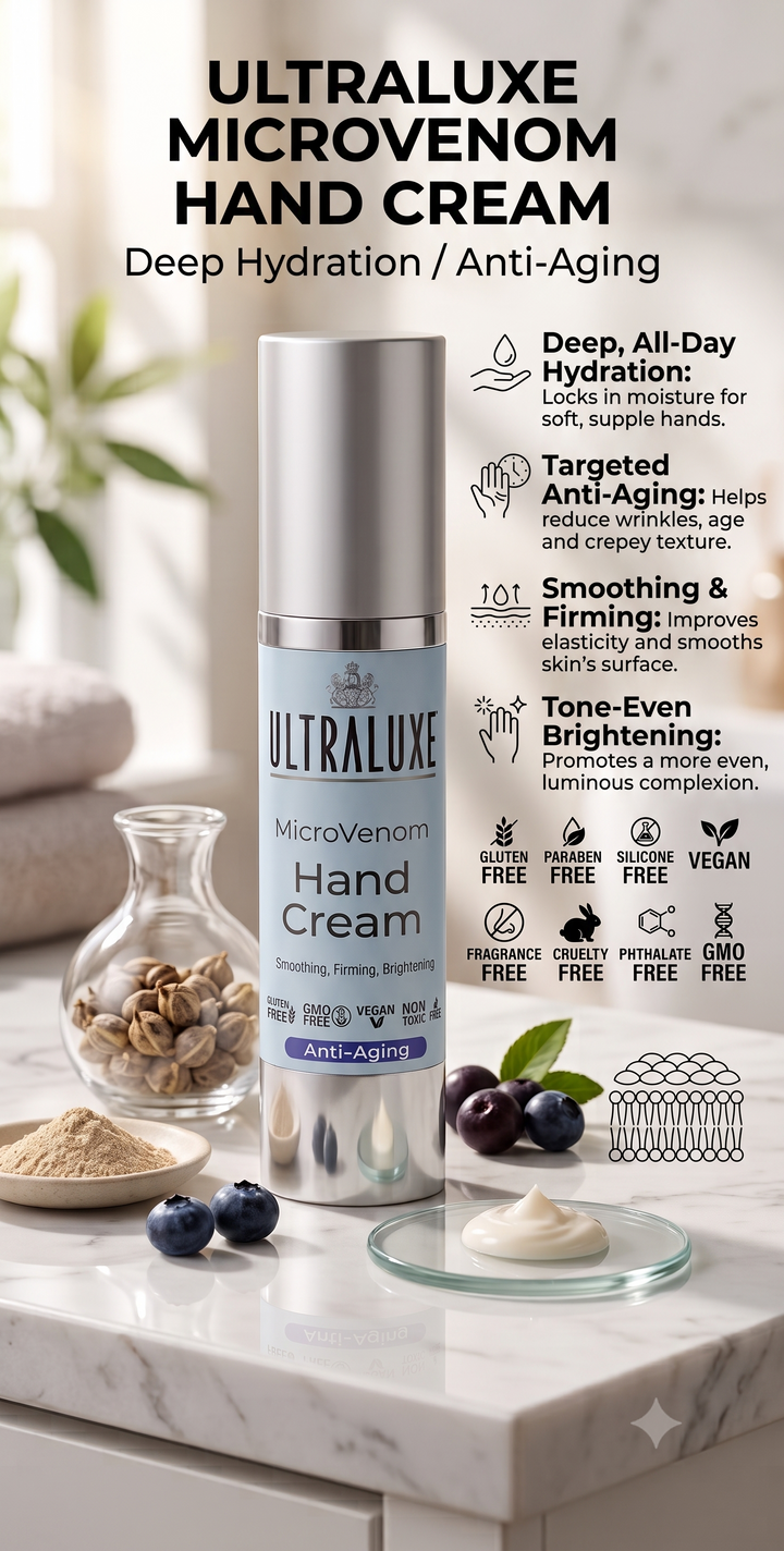 UltraLuxe MicroVenom Hand Cream