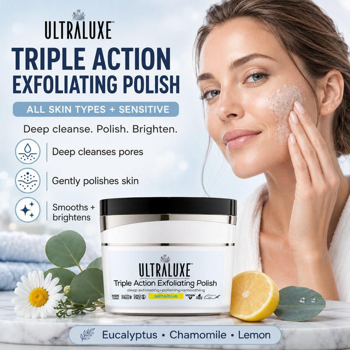 UltraLuxe Triple Action Exfoliating Polish - All Skin Types+Sensitive