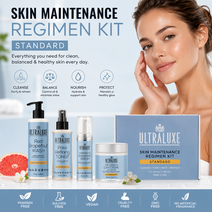 UltraLuxe Skin Maintenance Regimen Kit – Standard 15% Off