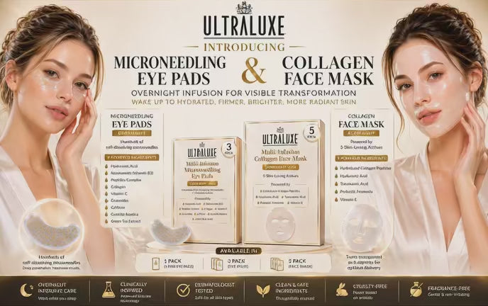 NEW! Ultraluxe Multi-Infusion Collagen Sheet Face Sheet Mask (Promotion for Multi-Pack version only starts 5/4 and ends 5/24)