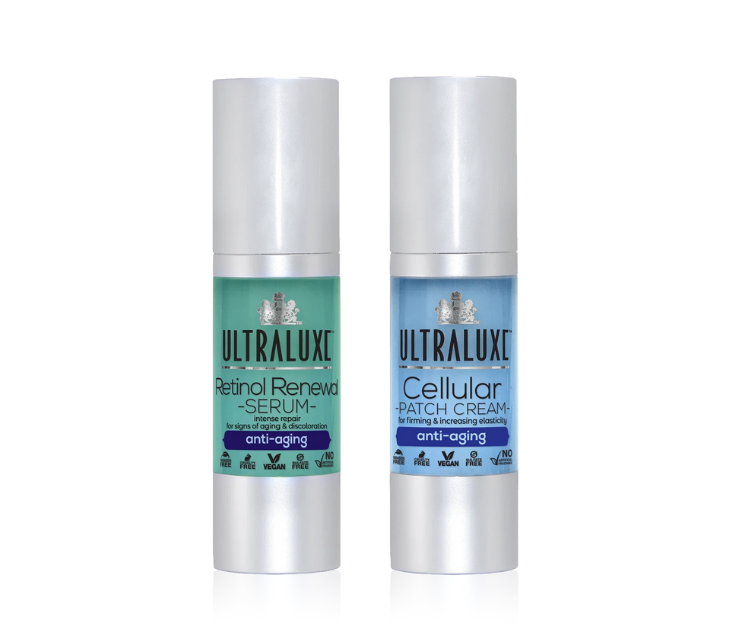 UltraLuxe Retinol Serum + Cellular Patch Cream